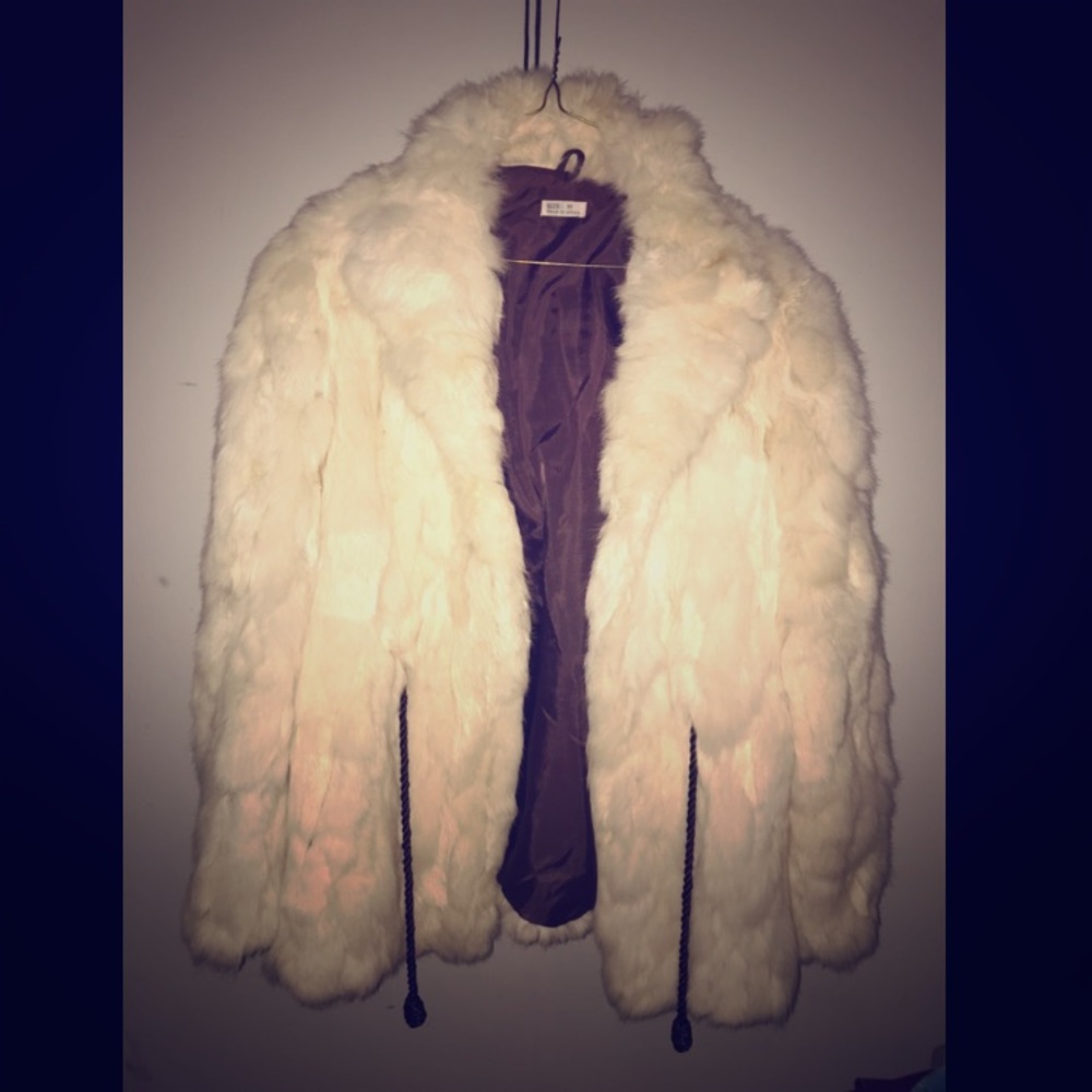 Vintage Rabbit Fur Coat